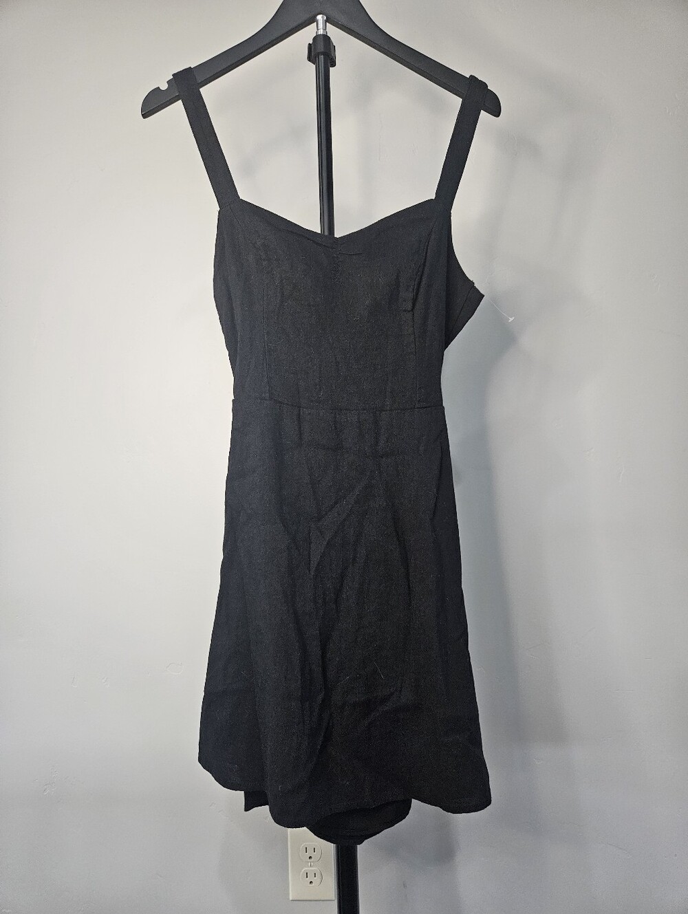 Hollister Black Tie Back Cami Dress. Size XS